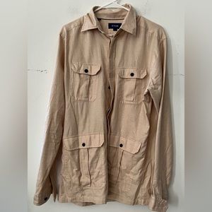 Eton Twill Overshirt Size Large